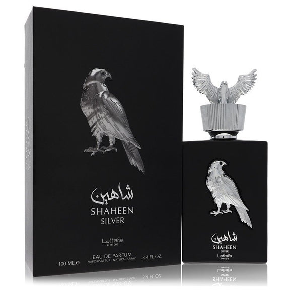 Lattafa Pride Shaheen Silver Cologne By Lattafa Eau De Parfum Spray (Unisex) for Men 3.4 oz