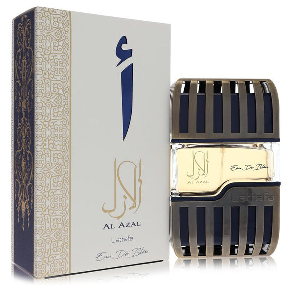 Lattafa Al Azal Cologne By Lattafa Eau De Parfum Spray (Unisex) for Men 3.4 oz