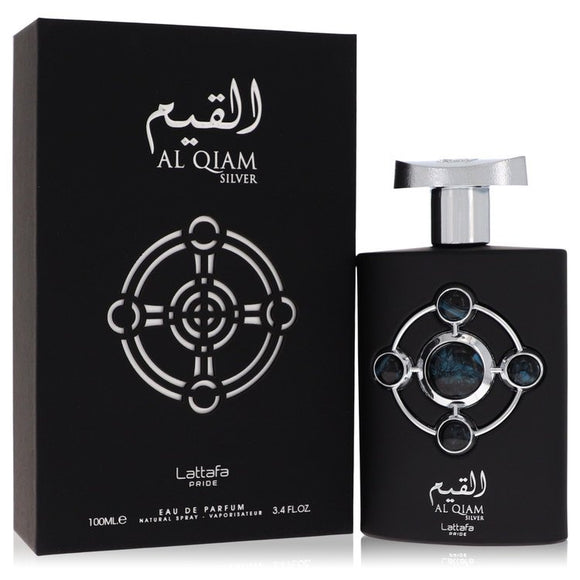 Lattafa Pride Al Qiam Silver Cologne By Lattafa Eau De Parfum Spray for Men 3.4 oz