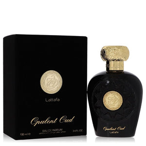 Lattafa Opulent Oud Cologne By Lattafa Eau De Parfum Spray (Unisex) for Men 3.4 oz