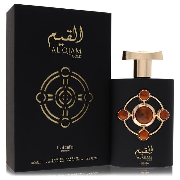 Lattafa Pride Al Qiam Gold Cologne By Lattafa Eau De Parfum Spray (Unisex) for Men 3.4 oz