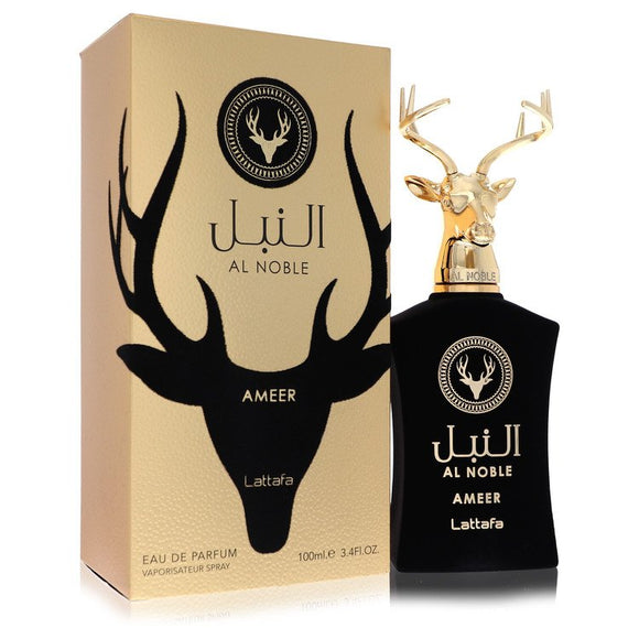 Lattafa Al Noble Ameer Cologne By Lattafa Eau De Parfum Spray (Unisex) for Men 3.4 oz