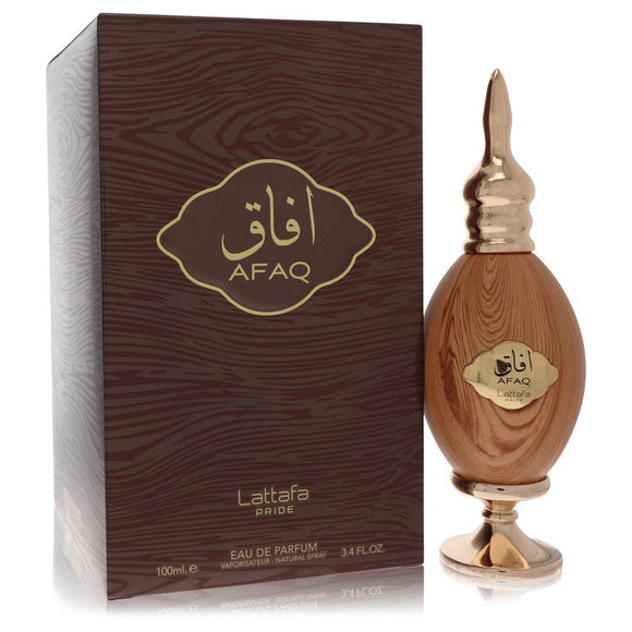 Lattafa Pride Afaq Gold Perfume By Lattafa Eau De Parfum Spray (Unisex) for Women 3.4 oz