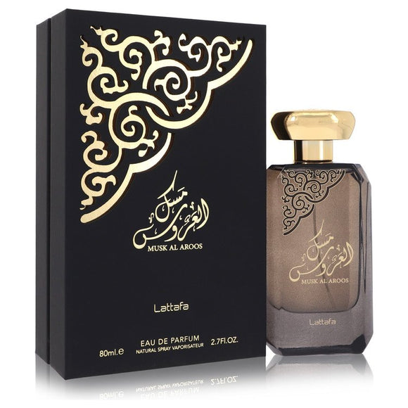 Lattafa Musk Al Aroos Eau De Parfum Spray By Lattafa for Women 2.7 oz