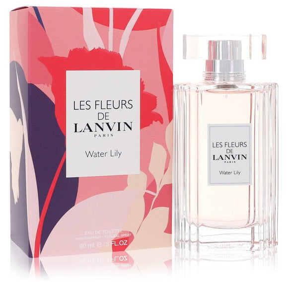 Les Fleurs De Lanvin Water Lily Eau De Toilette Spray By Lanvin for Women 3 oz