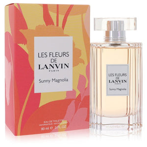 Les Fleurs De Lanvin Sunny Magnolia Eau De Toilette Spray By Lanvin for Women 3 oz