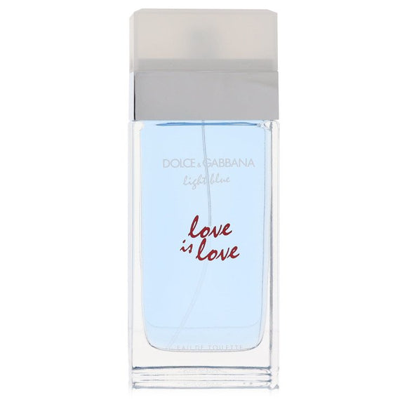 Light Blue Love Is Love Eau De Toilette Spray (Tester) By Dolce & Gabbana for Women 3.3 oz