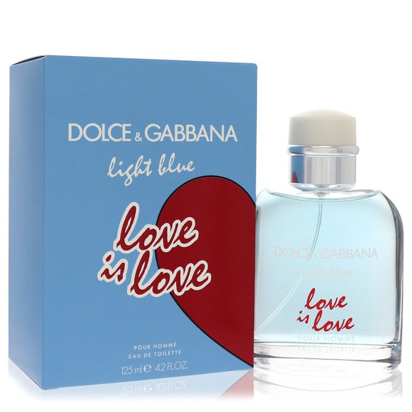 Light Blue Love Is Love Eau De Toilette Spray By Dolce & Gabbana for Men 4.2 oz