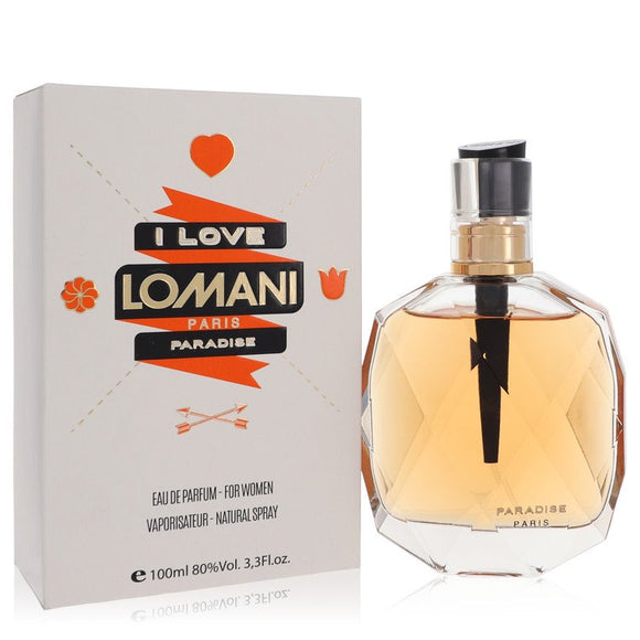 I Love Lomani Paradise Eau De Parfum Spray By Lomani for Women 3.4 oz