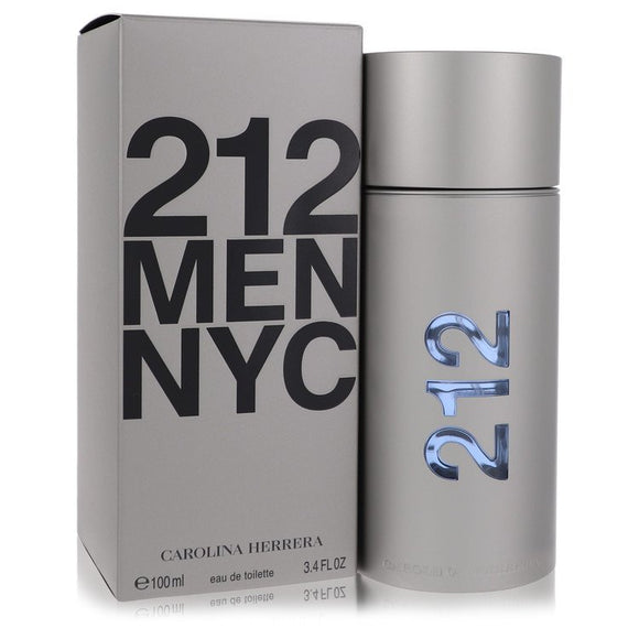 212 Eau De Toilette Spray (New Packaging) By Carolina Herrera for Men 3.4 oz