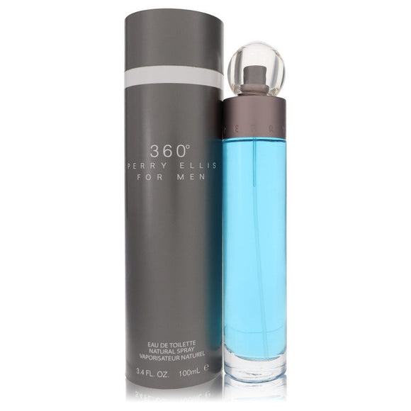 Perry Ellis 360 Eau De Toilette Spray By Perry Ellis for Men 3.4 oz
