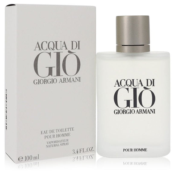 Acqua Di Gio Eau De Toilette Spray By Giorgio Armani for Men 3.3 oz