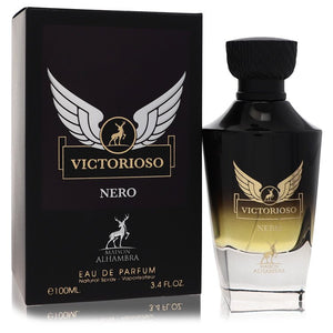 Maison Alhambra Victorioso Nero Cologne By Maison Alhambra Eau De Parfum Spray for Men 3.4 oz