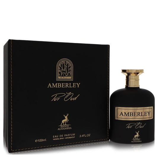 Maison Alhambra Amberley Pure Oud Perfume By Maison Alhambra Eau De Parfum Spray (Unisex) for Women 3.4 oz
