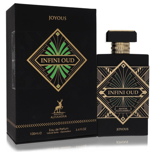 Maison Alhambra Infini Oud Joyous Cologne By Maison Alhambra Eau De Parfum Spray (Unisex) for Men 3.4 oz