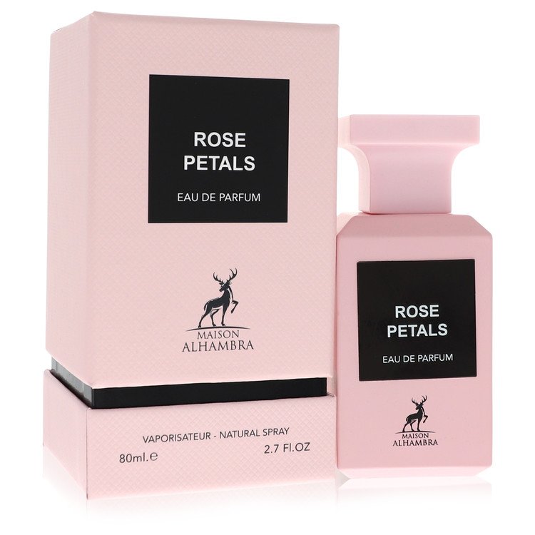 Maison Alhambra Rose Petals Perfume By Maison Alhambra Eau De Parfum Spray for Women 2.7 oz