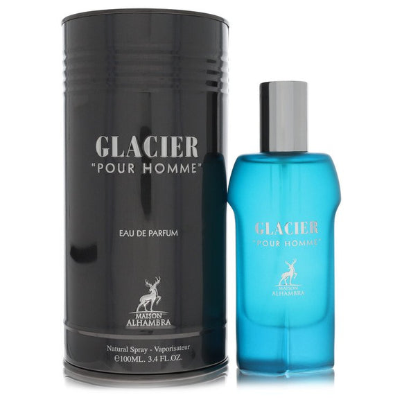 Maison Alhambra Glacier Pour Homme Eau De Parfum Spray By Maison Alhambra for Men 3.4 oz