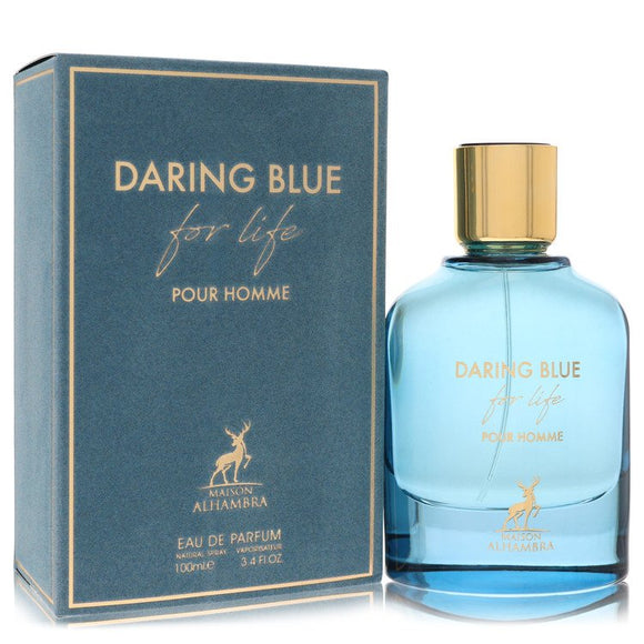Maison Alhambra Daring Blue For Life Eau De Parfum Spray By Maison Alhambra for Men 3.4 oz