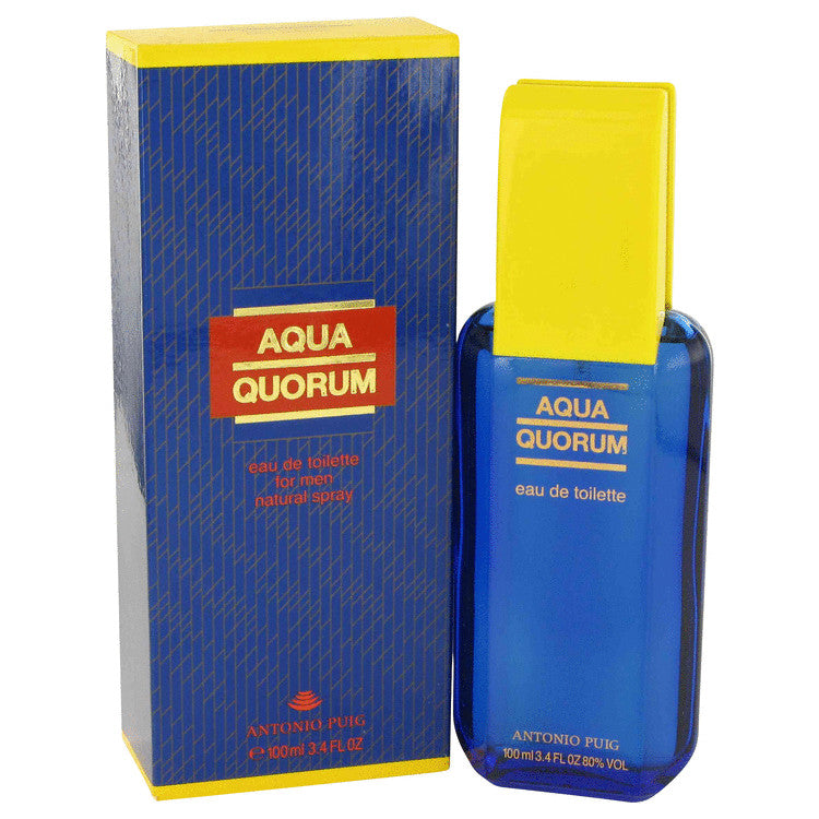 Aqua Quorum Cologne By Antonio Puig Eau De Toilette Spray for Men 3.4 oz