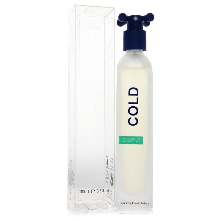 Cold Eau De Toilette Spray (Unisex) By Benetton for Men 3.4 oz