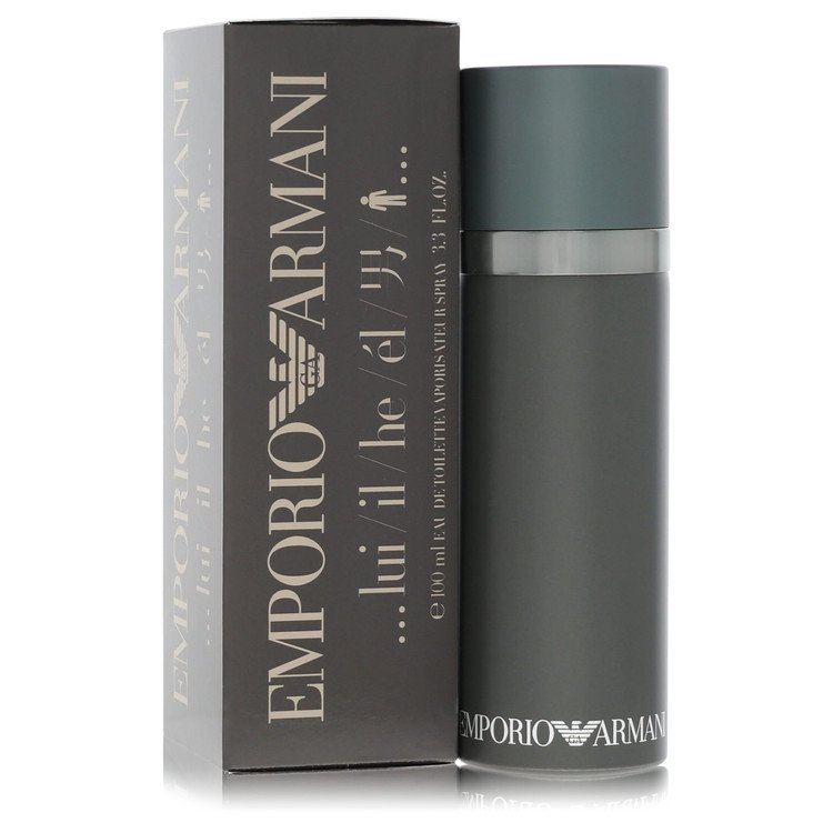 Emporio Armani Eau De Toilette Spray By Giorgio Armani for Men 3.4 oz