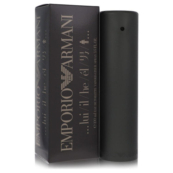 Emporio Armani Eau De Toilette Spray By Giorgio Armani for Men 3.4 oz