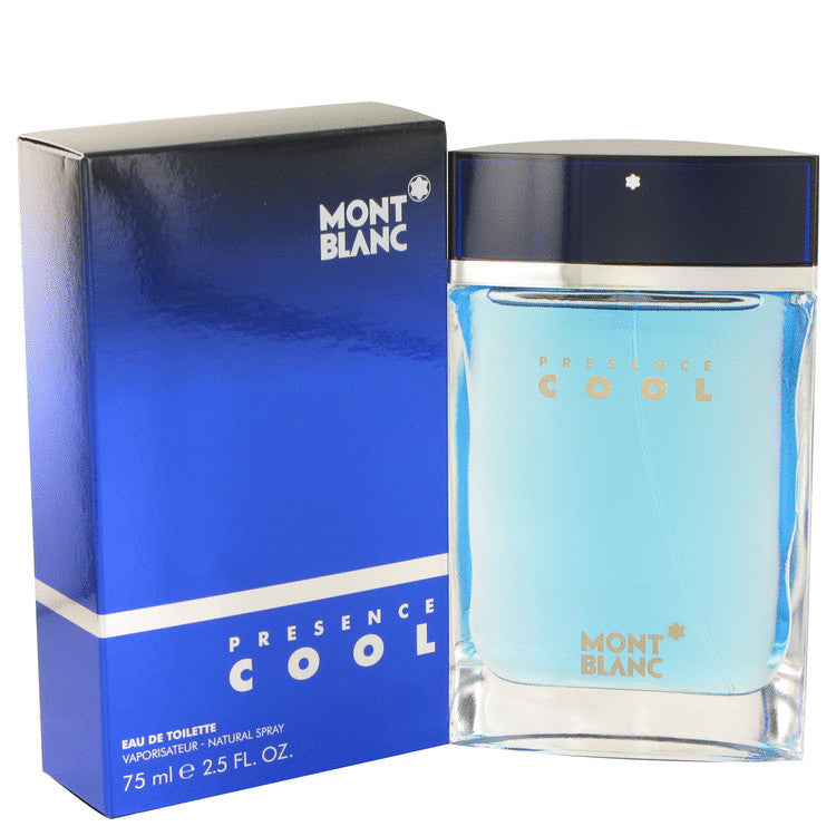 Presence Cool Eau De Toilette Spray By Mont Blanc for Men 2.5 oz