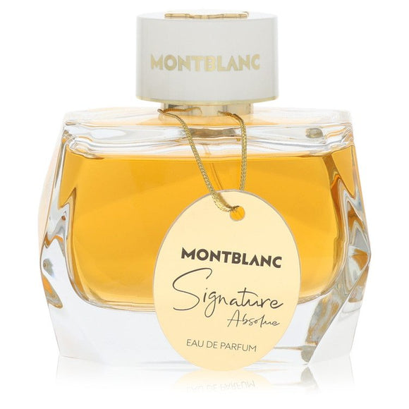 Montblanc Signature Absolue Eau De Parfum Spray (Tester) By Mont Blanc for Women 3 oz