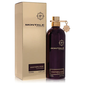 Montale Aoud Purple Rose Eau De Parfum Spray (Unisex) By Montale for Women 3.4 oz