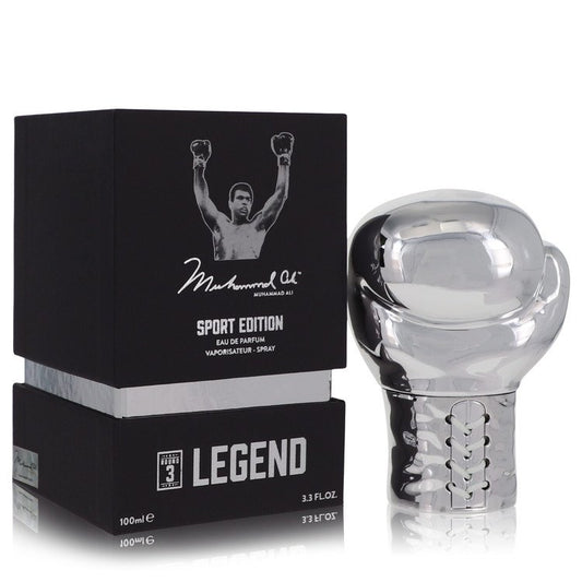 Muhammad Ali Legend Round 3 Cologne By Muhammad Ali Eau De Parfum Spray (Sport Edition) for Men 3.3 oz