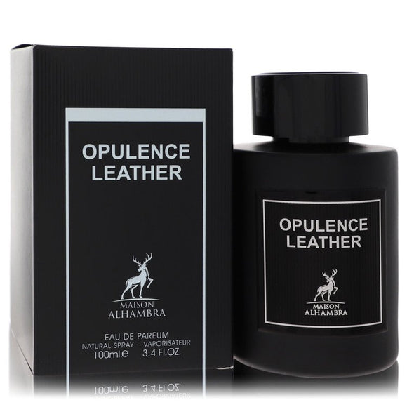 Maison Alhambra Opulence Leather Cologne By Maison Alhambra Eau De Parfum Spray for Men 3.4 oz