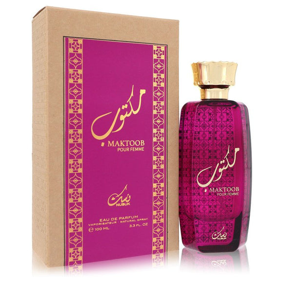 Nusuk Maktoob Perfume By Nusuk Eau De Parfum Spray for Women 3.3 oz