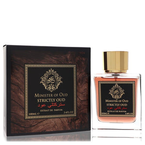 Minister Of Oud Strictly Oud Cologne By Fragrance World Extrait De Parfum Spray for Men 3.4 oz
