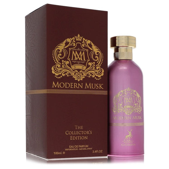 Modern Musk The Collector's Edition Eau De Parfum Spray (Unisex) By Maison Alhambra for Men 3.4 oz
