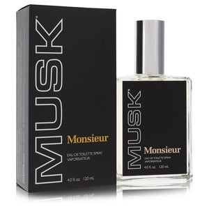 Monsieur Musk Eau De Toilette Spray By Dana for Men 4 oz