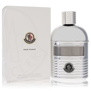 Moncler Eau De Parfum Spray (Refillable + LED Screen) By Moncler for Men 5 oz