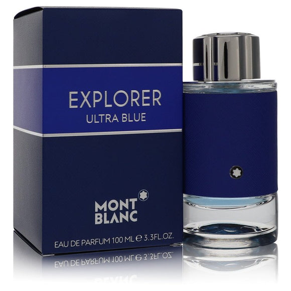 Montblanc Explorer Ultra Blue Eau De Parfum Spray By Mont Blanc for Men 3.3 oz