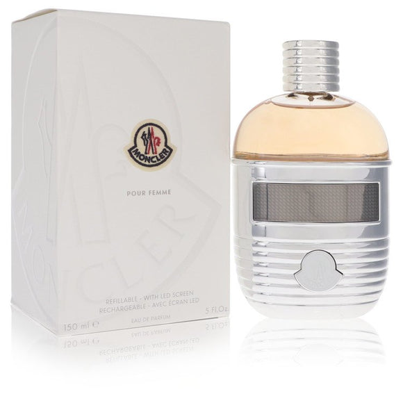 Moncler Eau De Parfum Spray (Refillable + LED Screen) By Moncler for Women 5 oz
