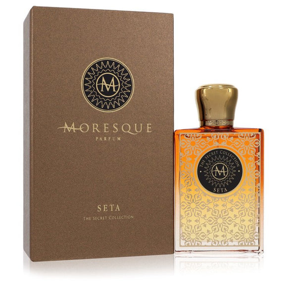 Moresque Seta Secret Collection Eau De Parfum Spray (Unisex) By Moresque for Men 2.5 oz