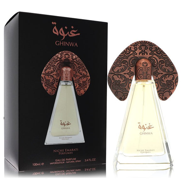 Niche Emarati Ghinwa Perfume By Lattafa Eau De Parfum Spray (Unisex) for Women 3.4 oz