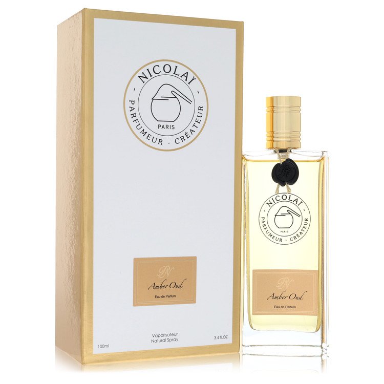 Nicolai Amber Oud Eau De Parfum Spray By Nicolai for Men 3.4 oz