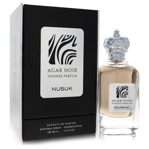 Nusuk Agar Noir Intense Extrait De Parfum Spray (Unisex) By Nusuk for Men 3.4 oz