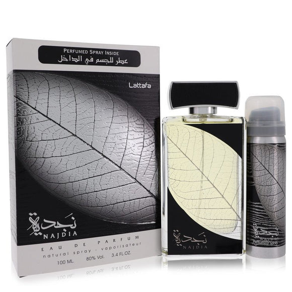 Najdia Eau De Parfum Spray Plus 1.7 oz Deodorant By Lattafa for Women 3.4 oz