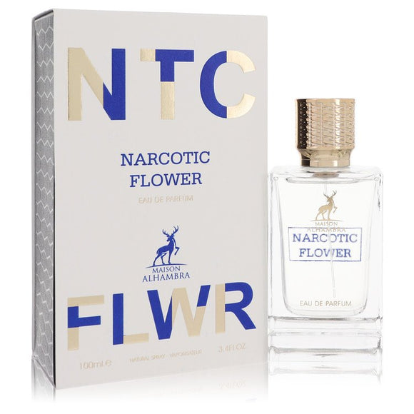 Narcotic Flower Perfume By Maison Alhambra Eau De Parfum Spray for Women 3.4 oz