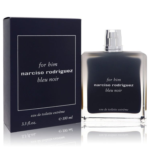 Narciso Rodriguez Bleu Noir Extreme Eau De Toilette Spray By Narciso Rodriguez for Men 3.3 oz