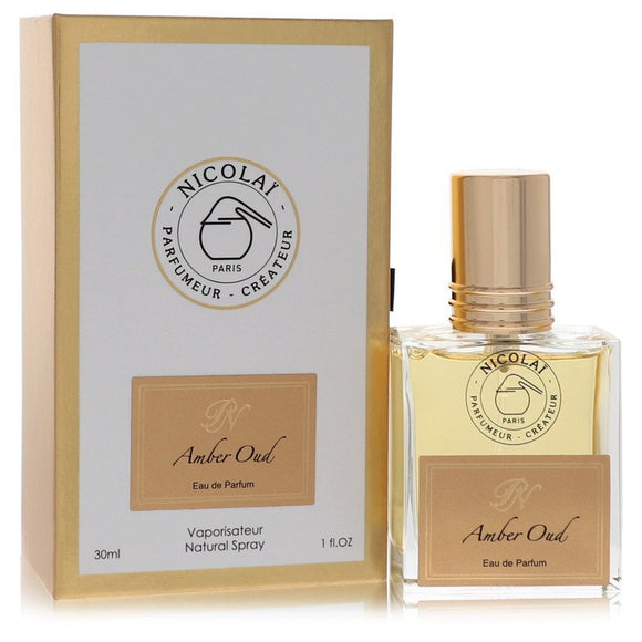 Nicolai Amber Oud Eau De Parfum Spray By Nicolai for Men 1 oz