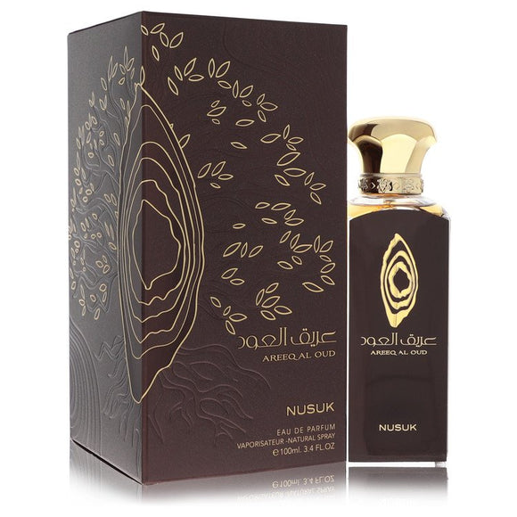Nusuk Areeq Al Oud Cologne By Nusuk Eau De Parfum Spray (Unisex) for Men 3.4 oz