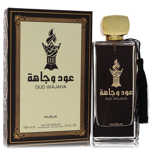 Nusuk Oud Wajaha Eau De Parfum Spray (Unisex) By Nusuk for Men 3.4 oz