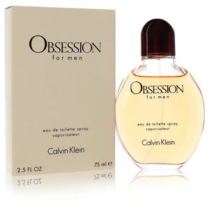 Obsession Eau De Toilette Spray By Calvin Klein for Men 2.5 oz