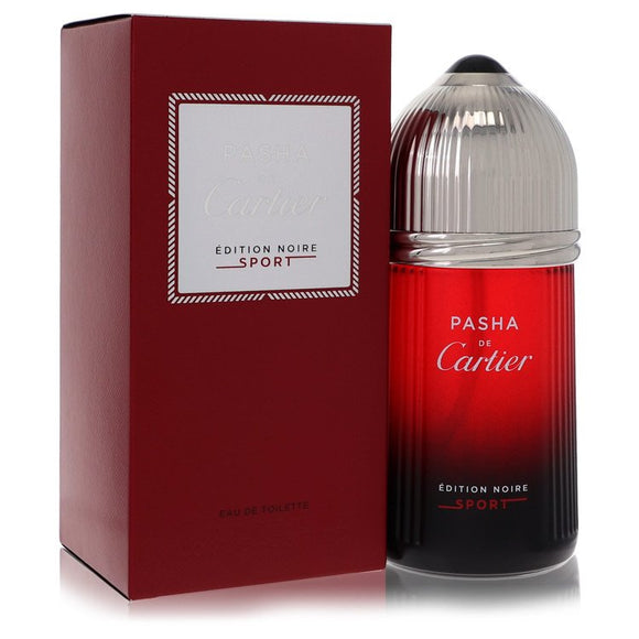 Pasha De Cartier Noire Sport Eau De Toilette Spray By Cartier for Men 3.3 oz